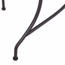 Tavolo da Giardino Rettangolare in Acciaio Ivrea Noce