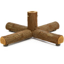 Base Supporto per Albero di Natale 60x60x30cm per Alberi 180-240cm Tronchi con Attacco Universale in Legno      