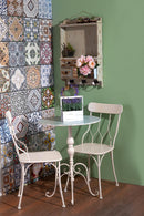 Set 2 Sedie con Tavolo H 85 cm