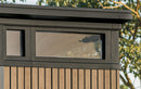 Casetta Box da Giardino 340x218x226 cm Keter Signature Venetian Pent 11x7 Effetto Legno Marrone e Antracite      