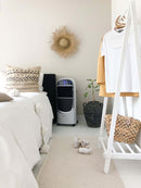 Raffrescatore Ventilatore con Ghiaccio 130W Qlima LK2100 Touch Bianco e Nero