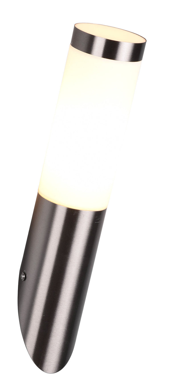 prezzo Applique da Esterno Attacco E27 in Acciaio  Nichel Satinato