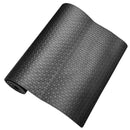 Tappeto per Yoga Fitness 173x61 cm Spessore 8 mm Nero