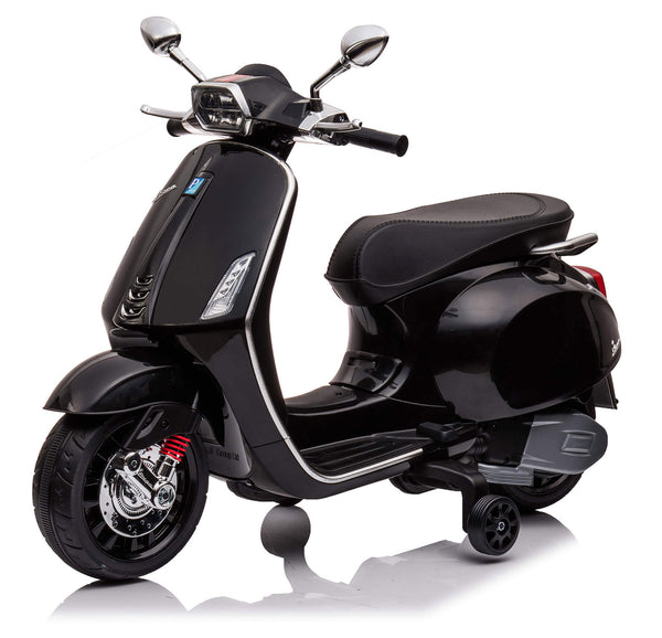 Scooter Elettrico per Bambini Licenza Ufficiale Piaggio Vespa 12V 4,5Ah Nero sconto