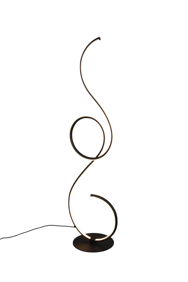 prezzo Piantana da Interno a LED in Metallo Nero Opaco