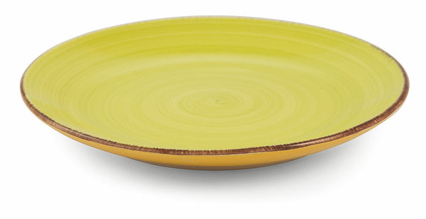 Set 6 Piatti Frutta Ø19x2,5 cm in Gres Villa d'Este Home Tivoli Baita Verde e Giallo acquista