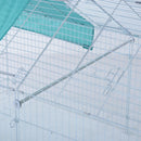 Gabbia Recinto per Animali Domestici a Rete Metallica 220x103x85 cm 