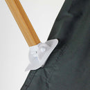 Ombrellone da Giardino Decentrato 3x4m Roma Wood nero