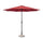 Ombrellone da Giardino 8 Stecche Ø300x242h cm Telo in Poliestere Kalife Burgundy