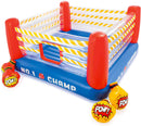 Ring Boxe Gonfiabile per Bambini 226x226x110 cm con Guantoni ad Aria Intex Jump-O-Lene 48250