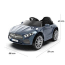 Macchina Elettrica per Bambini 12V con Licenza Mercedes CLS Small Blu