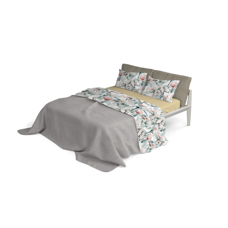 Set Lenzuola con Stampa Sopra Sotto e Federe Denny Varie Misure