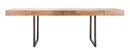 Tavolo da Pranzo Mumbai Allungabile cm 160-240x90x77 cm in Legno e Ferro 