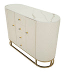 Mobile Sharon 120x40x85 cm in Pino e MDF e Metallo e Plastica      