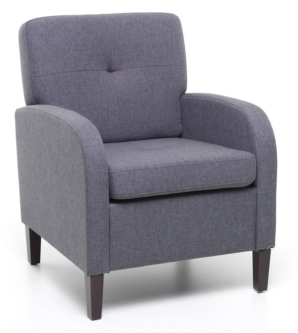 online Poltrona Imbottita 64x66x82 cm in Tessuto Blu