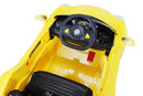 Macchina Elettrica per Bambini 12V con Licenza Alfa Romeo 4C Gialla
