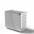 Copri Condizionatore 115x95x67 cm in Alluminio a Parete Big Blade XL Bianco