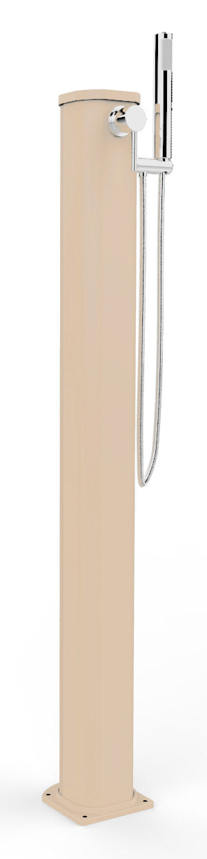 Doccia Solare da Esterno Giardino 20L Miscelatore e Doccetta Mobile Arkema Jolly Go Champagne Bronze prezzo