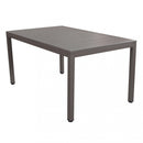 Tavolo Milo 150x90x74 h cm in Alluminio Taupe