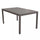 Tavolo Milo 150x90x74 h cm in Alluminio Taupe