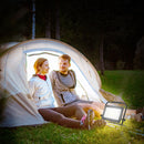 Faretto LED da Esterno IP65 35x20x32 cm da 6500k con Testa Girevole e Supporto Nero  