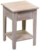 Comodino Quadrato in Legno Stoccarda