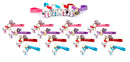 Set 24 Portachiavi Hello Kitty 3D in Silicone per Bambini Varie Colorazioni-1