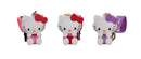 Set 24 Portachiavi Hello Kitty 3D in Silicone per Bambini Varie Colorazioni-5
