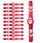 Set 12 Orologi da Polso Bracciale per Bambini Paw Patrol Rosso