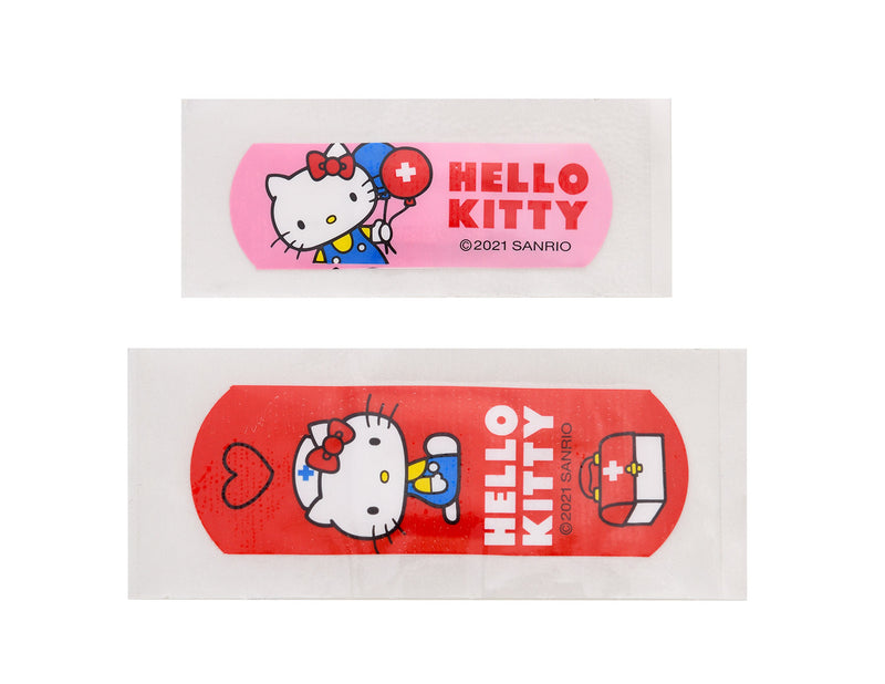 Set 12 Box Hello Kitty per Bambini con 24 Cerotti Ciascuno 2 Misure in Metallo-4