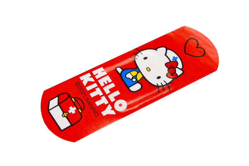 Set 12 Box Hello Kitty per Bambini con 24 Cerotti Ciascuno 2 Misure in Metallo-9