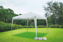 Gazebo da Giardino in Alluminio Richiudibile 3x3m Soriani Tenerè Bianco