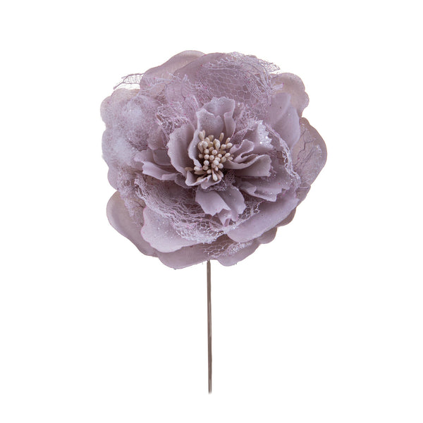 prezzo Set 24 Pick Peonia con Glitter 16 cm