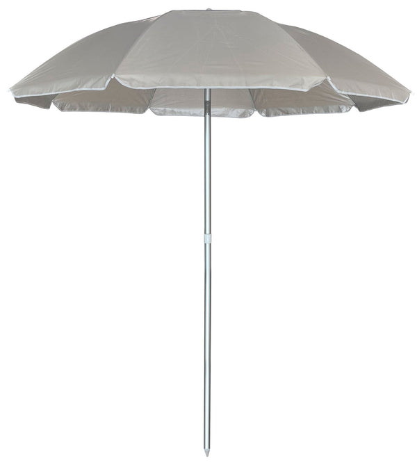 Ombrellone da Mare Ø2 m Palo Ø32 mm in Alluminio e Tessuto Oxford Ecrù prezzo