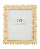 Cornice Glam Leaves 28x1,8x30,2 cm in Resina Oro