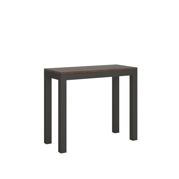 Consolle Allungabile 90-196x40x77 cm in Nobilitato Marrone sconto