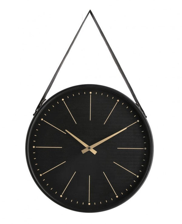 online Orologio da Muro 40x6x66 cm Timeline in Legno Nero