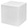 Cubo Luminoso da Giardino a LED 40x40 cm in Resina 5W Cube Bianco Caldo