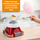 Macchina per Zucchero Filato Retrò 500 W con Cucchiaio Dosatore e Base Antiscivolo      