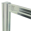 Porta Parete Doccia 1 Anta Battente In Cristallo Opaco 6mm H198 Fosterberg Aalborg Varie Misure