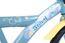 Bicicletta per Bambini 16" Disney Stitch Freni Caliper e Stabilizzatori in Acciaio Hi-Ten Azzurro