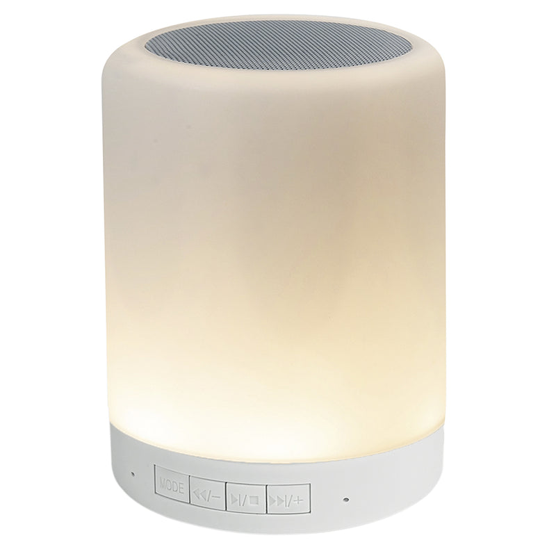Lampada Touch Wireless con Speaker Cassa Integrata e Led Kooper  Bianca