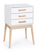 Cassettiera 3 Cassetti Ordinary Bianco in Legno
