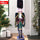 Soldato Schiaccianoci di Natale Alto 106 cm con Meccanismo Funzionante e Capelli in Peluche in Legno