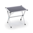 Tavolo da Campeggio Pieghevole con Piano Arrotolabile e Sacca Taddei Rotodesk 80