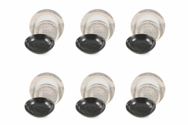 online Servizio Piatti 18 Pezzi in Porcellana Villa d'Este Home Tivoli Grande Dame Bianco