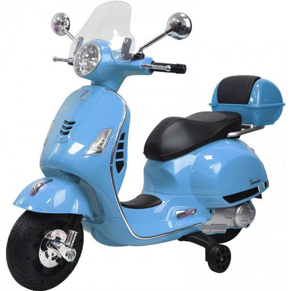 Piaggio Vespa GTS Elettrica 12V con Bauletto per Bambini Blu sconto
