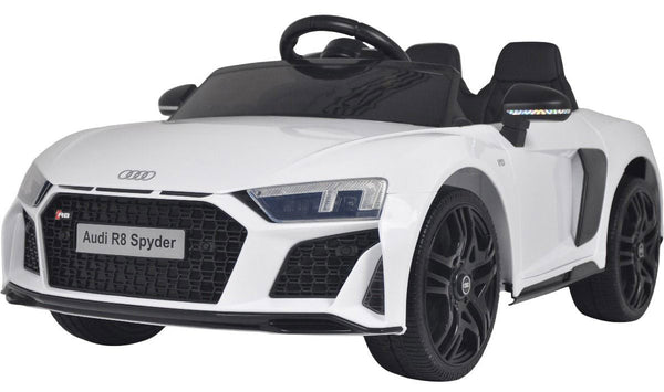 Macchina Elettrica per Bambini 12V con Licenza Audi R8 Spyder Bianca sconto
