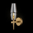 Lampada da parete House in Metallo Lita Opaco Oro