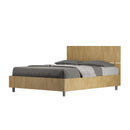 Letto Matrimoniale Francese Demas Testata Dritta  Quercia Varie Misure